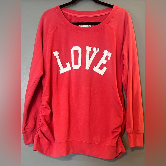 Love Maternity Sweatshirt size XL - Picture 1 of 7